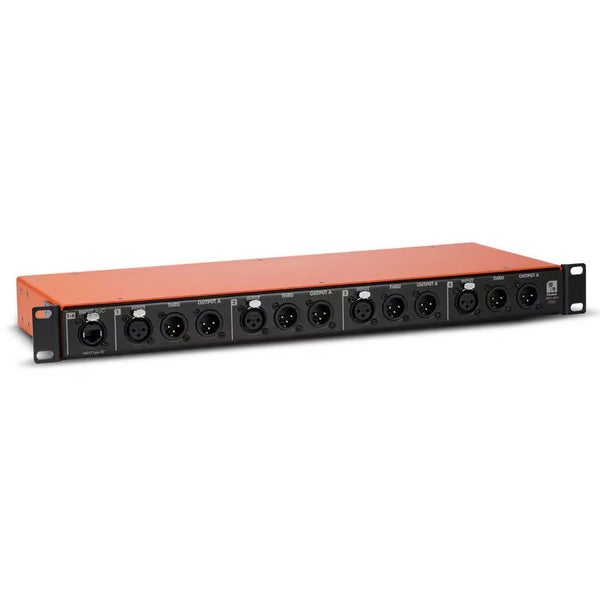 Palmer DELTA 4PM passieve 4-kanaals microfoon splitbox met Audio over Cat
