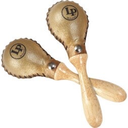 Latin Percussion LP285 Mini Rawhide Maracas, Pair