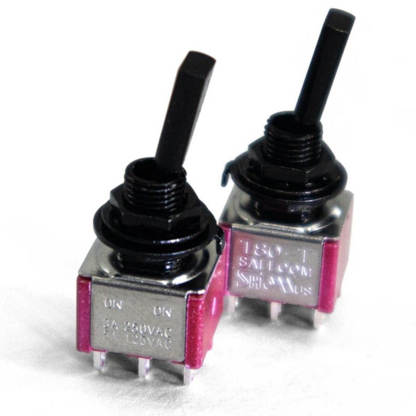 AllParts EP-0081-003 zwart On On-minischakelaar