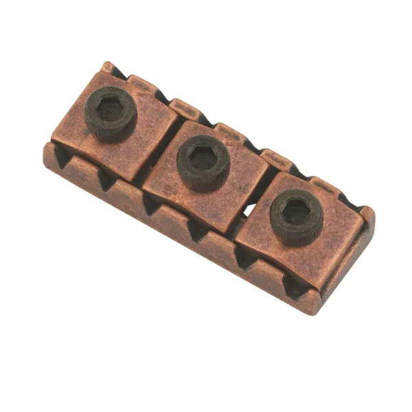Floyd Rose FR1NL3AB - 1000 Series / Special Locking Nut R-3 - Left - Antique Bronze