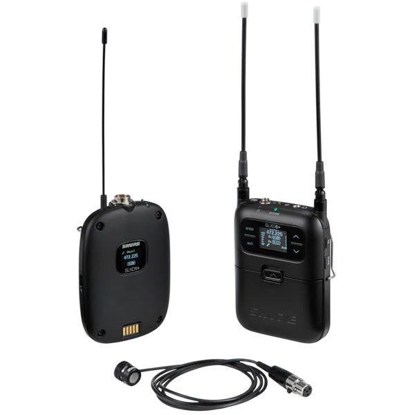 Shure SLXD15+/85M G65 draadloos bodypack-systeem met WL185m (470-606 MHz)