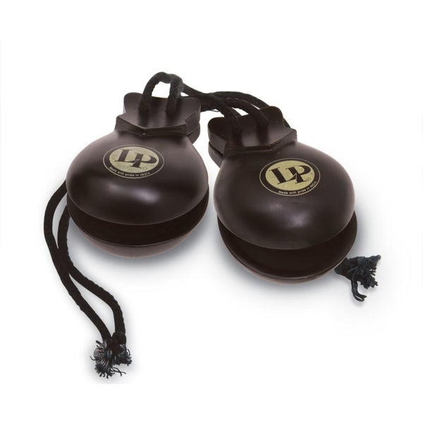 Latin Percussion LP432 Double Castanets Ebony Handheld