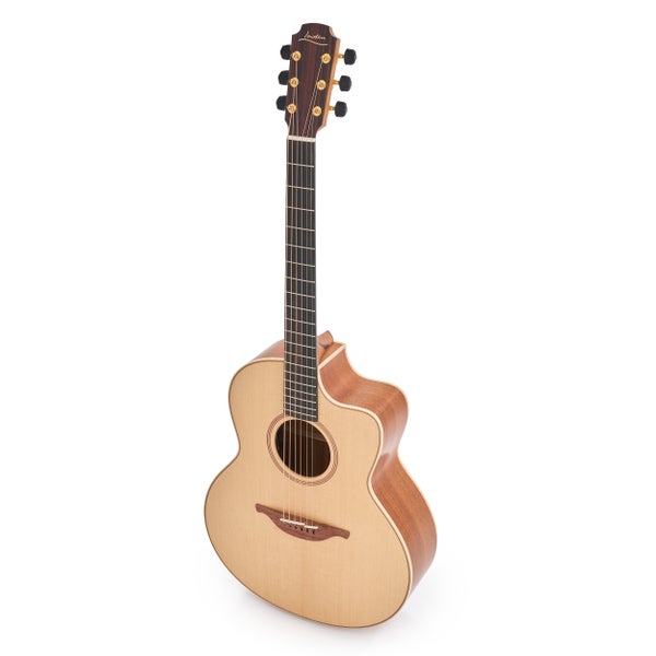 Lowden F20-CE Mahogany & Sitka Spruce elektrisch-akoestische westerngitaar met koffer