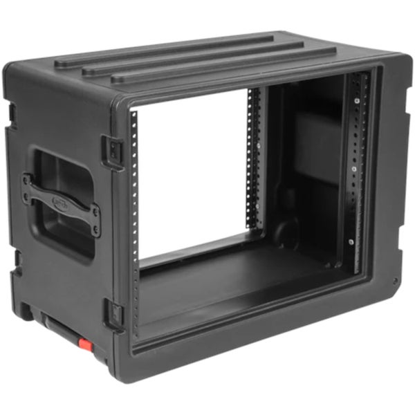 SKB 8U rSeries Shallow RollingRacK 8U rSeries Ondiep Rack met wielen