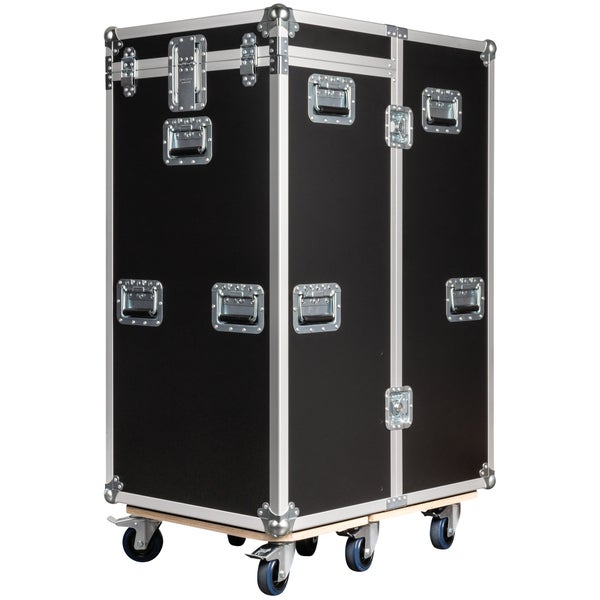 Showgear Drawer Case 3 flightcase met 6 lades en plaats voor 15 microfoonstatieven