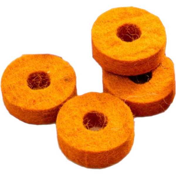 Dixon PAWS-9B1/4-HP Cymbal felt Orange bekkenvilt (4 stuks)