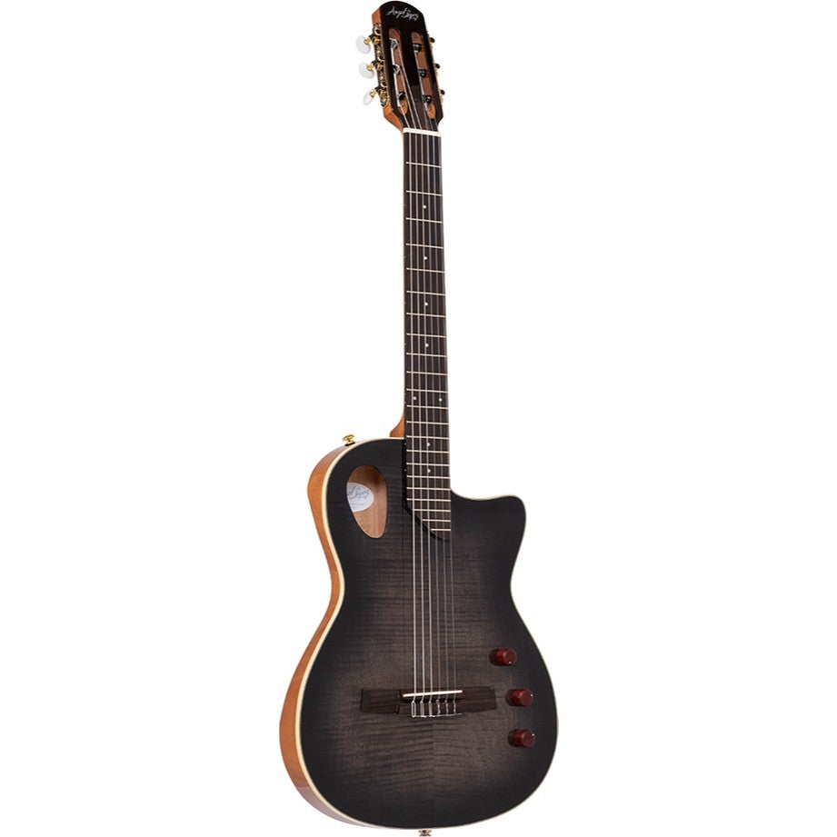 Angel Lopez Sherry CE Black elektrisch-akoestische klassieke gitaar
