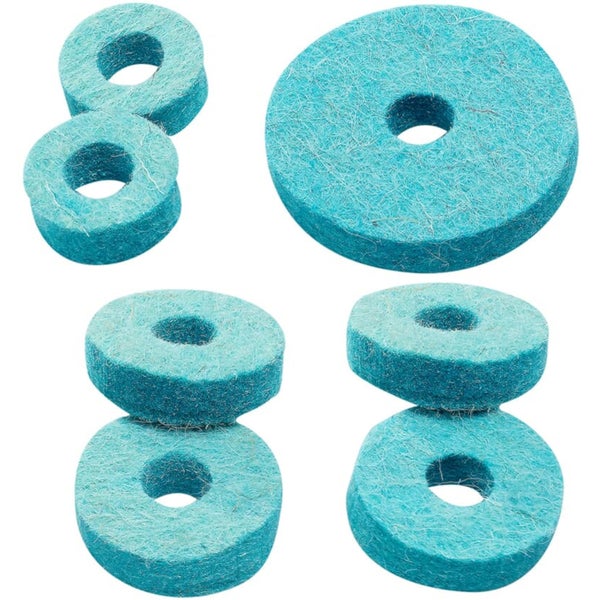 Dixon PAWS-QBPK1 Quetzal Blue Wool Cymbal Felt Pack