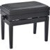 Konig & Meyer 13956 Piano bench with sheet music storage matzwart, zitting zwart imitatieleer