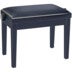 Konig & Meyer 13975 Piano bench hoogglans zwart, zitting zwart velours