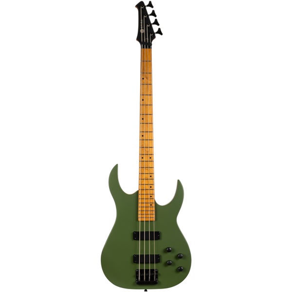 Spira Guitars B-400 MGR Satin Dark Green elektrische basgitaar