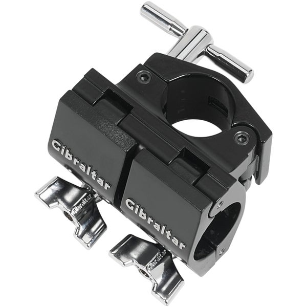 Gibraltar Hardware SC-GRSDRA 1.5" Black Right Angle Double Drum Rack Clamp