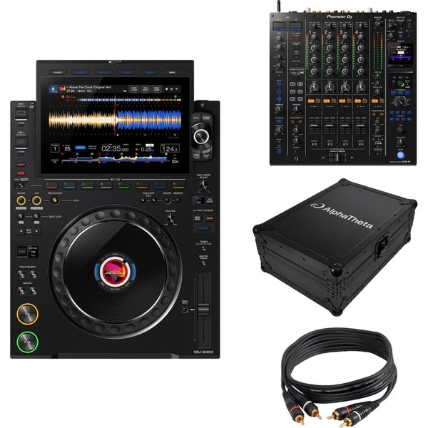 AlphaTheta CDJ-3000X met flightcase