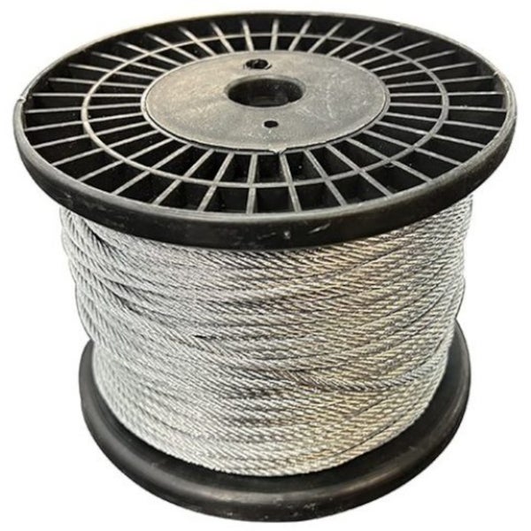 Doughty T40500 Flexible Wire Rope 100M X 2mm
