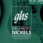 GHS 4700 4L-NB Balanced Nickels Bass String Set 4-String Light .040-.101 elektrische bassnaren