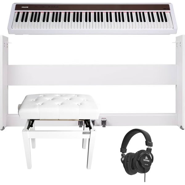 NUX NPK10/WH Piano starterset Deluxe