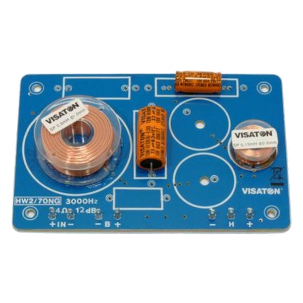 Visaton HW 2/70 NG - 4 Ohm passief 2-weg luidspreker scheidingsfilter