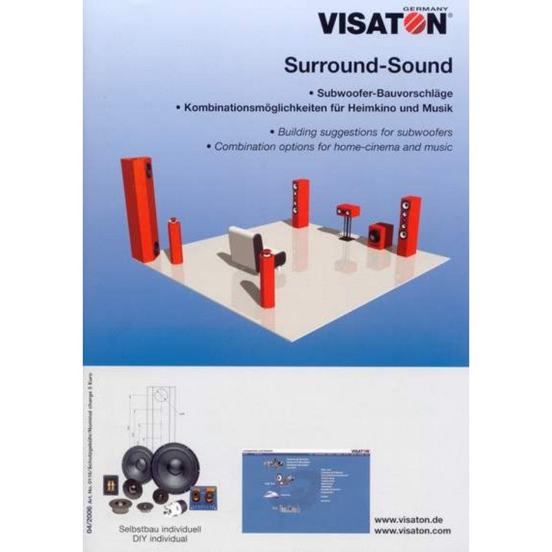 Visaton Surround-Sound 04/2006 bouwvoorstellen en uitleg