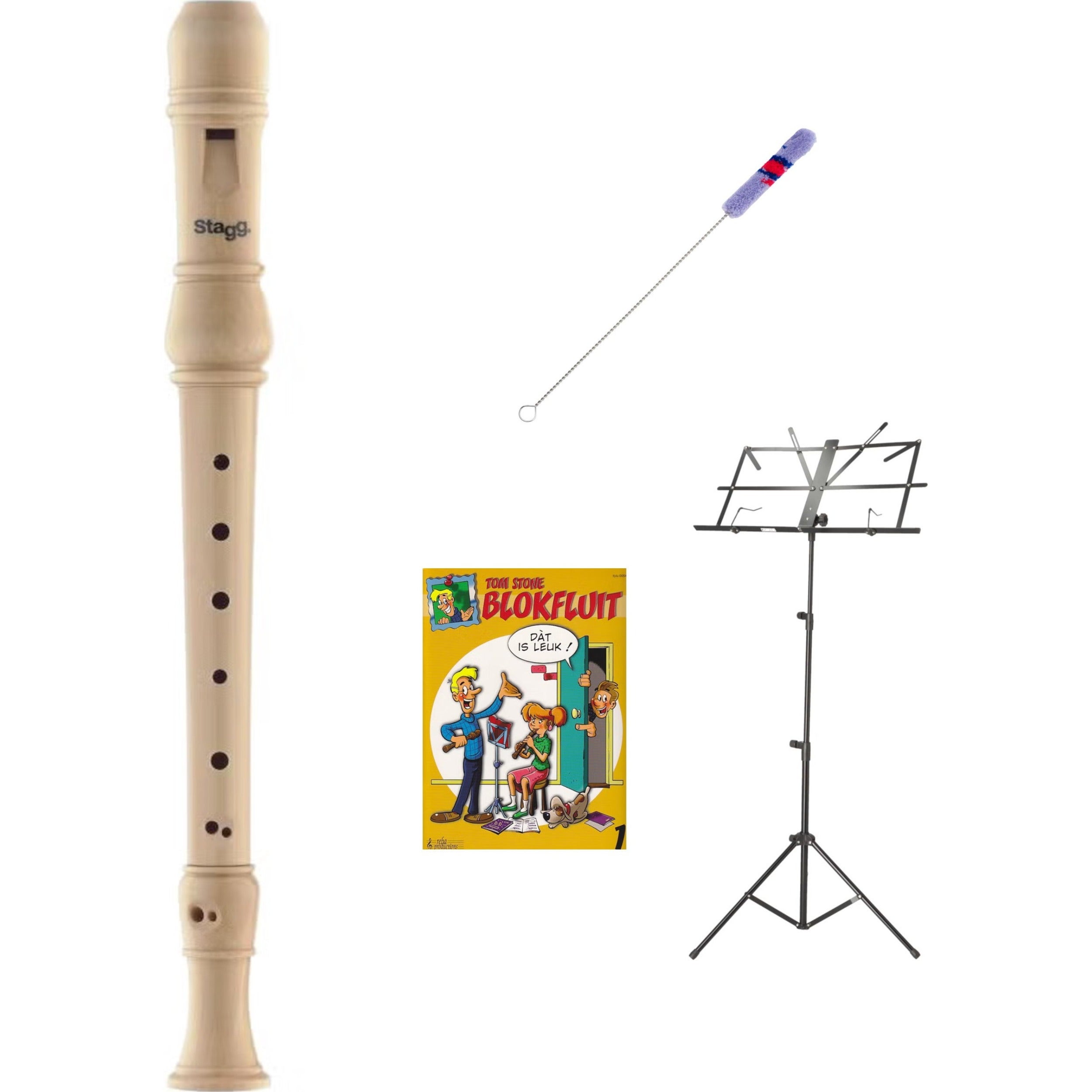 Stagg REC3-BAR/WD starterset met lesboek