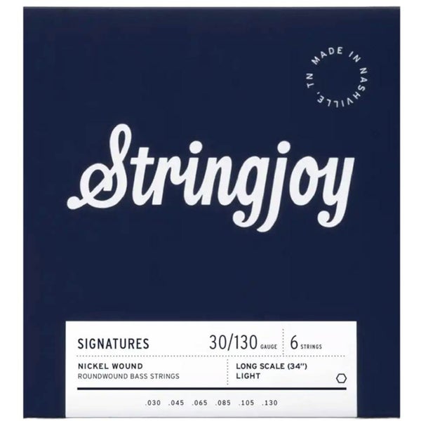 Stringjoy Signature Series SJ-BA30130LS Electric Bass Nickel 30-130 snarenset elektrische bassnaren