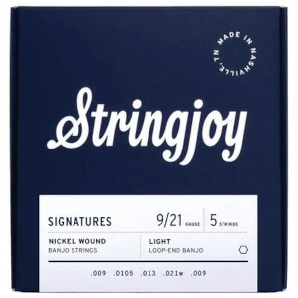Stringjoy Signature Series SJ-NW0921 Banjo Nickel 9-21 banjo snarenset