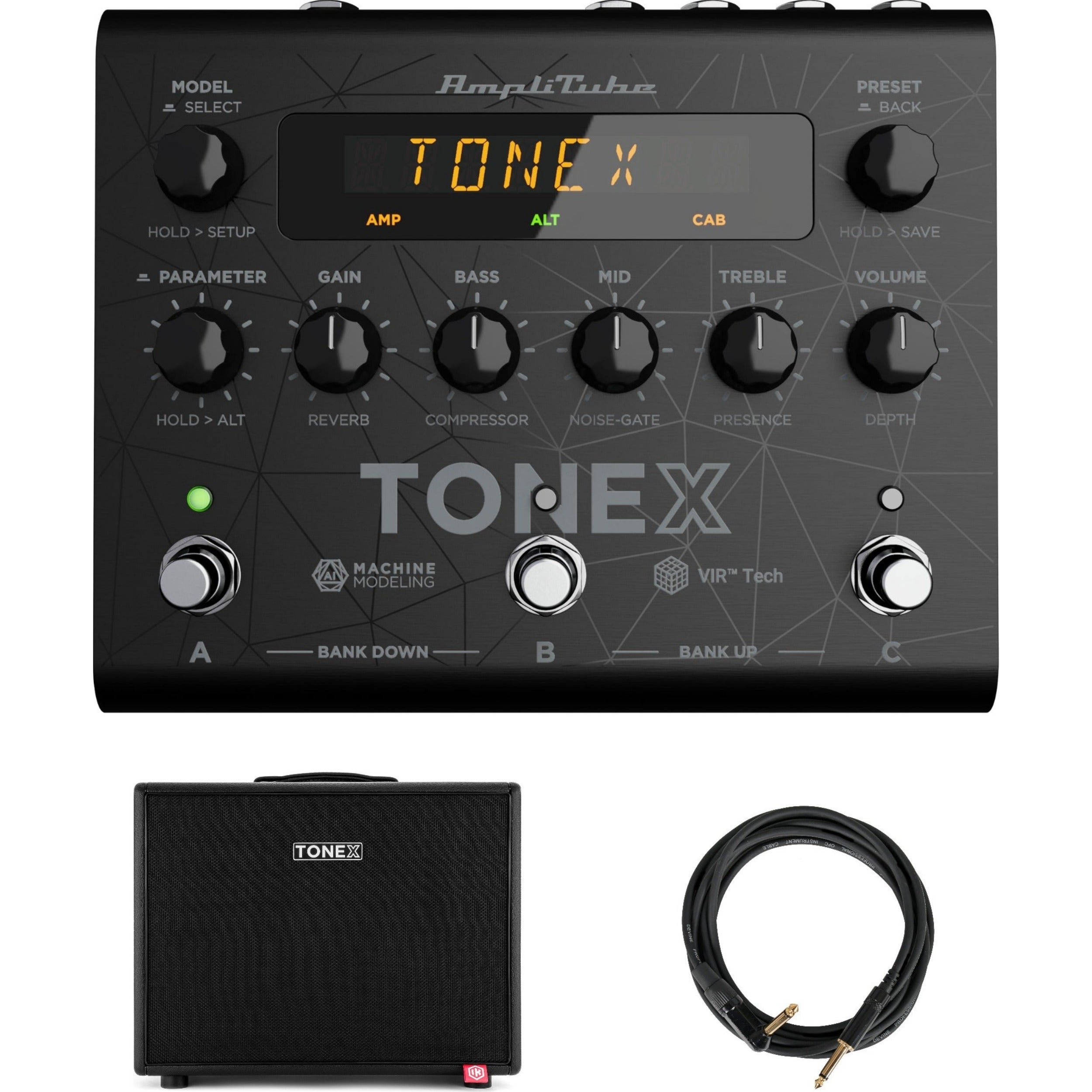 IK Multimedia ToneX Pedal met actieve FRFR speakerkast