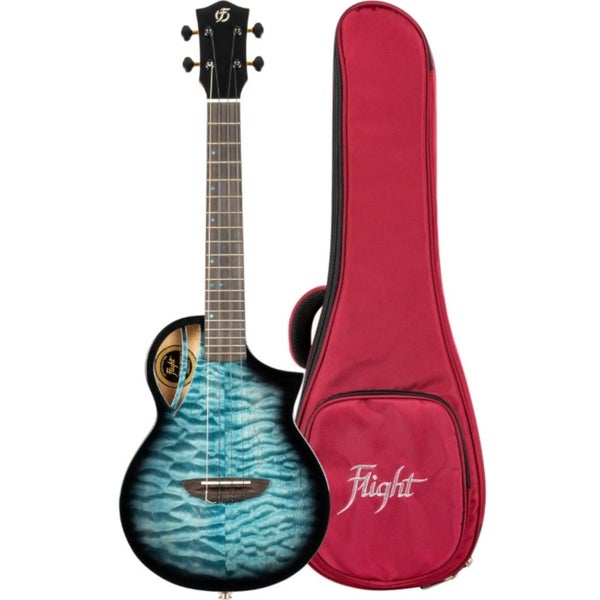 Flight Royal Series Aviator QM Baritone CE bariton ukelele met gigbag