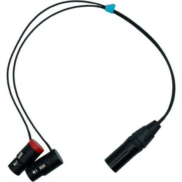 Radius Windbescherming Cover Stereo XLR Y-kabel (3- naar 5-pins)