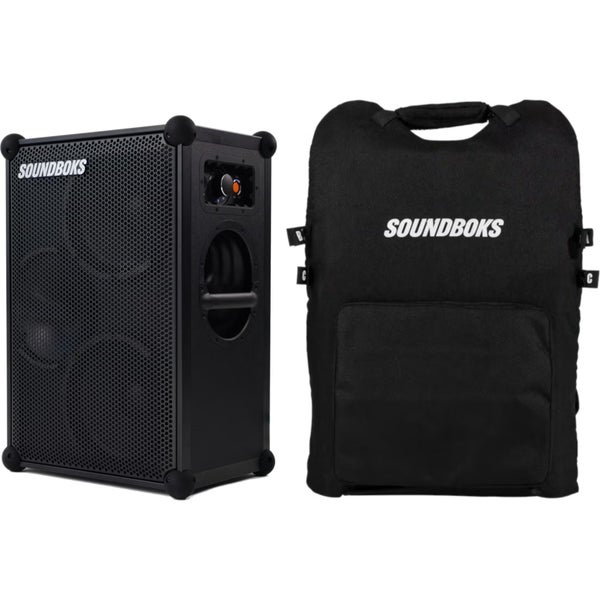Soundboks Gen. 4 Black met The Backpack (2024) rugzak voor Soundboks