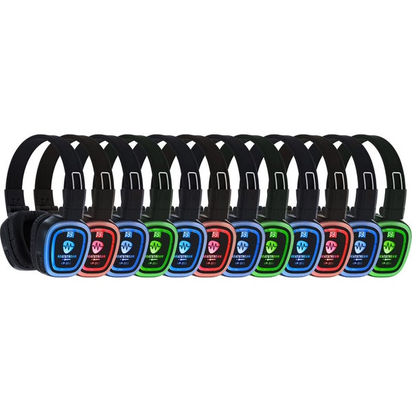 Devine BeatStream Silent Disco Pro uitbreidingsset met 12 hooftelefoons