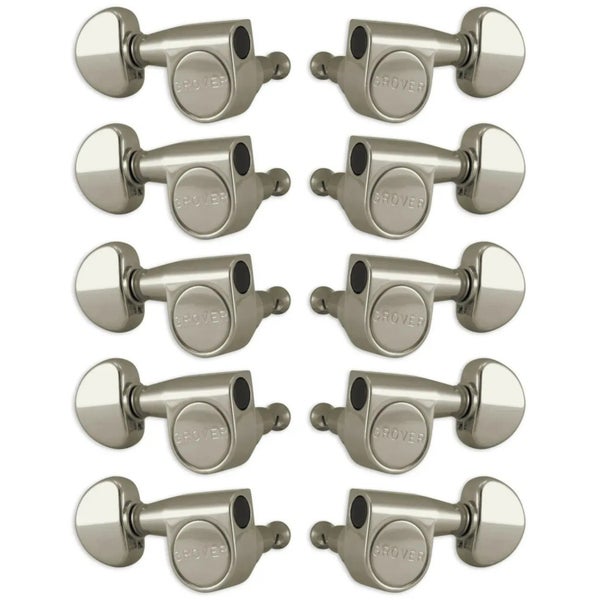 Grover 210N Pedal Steel Guitar Machine Heads, 5 + 5 - Nickel stemmechanieken gitaar