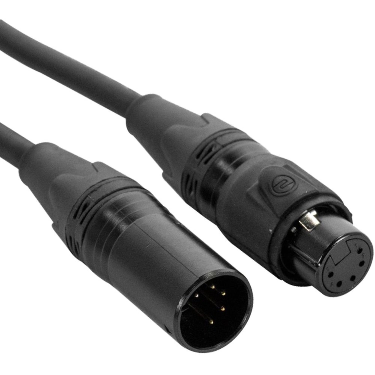 ADJ DMX 5pin IP65 1,0m STR dmx-verlengkabel