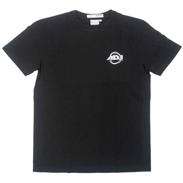 ADJ T-Shirt Basic Blk White Logo 2XL muziek-merchandise