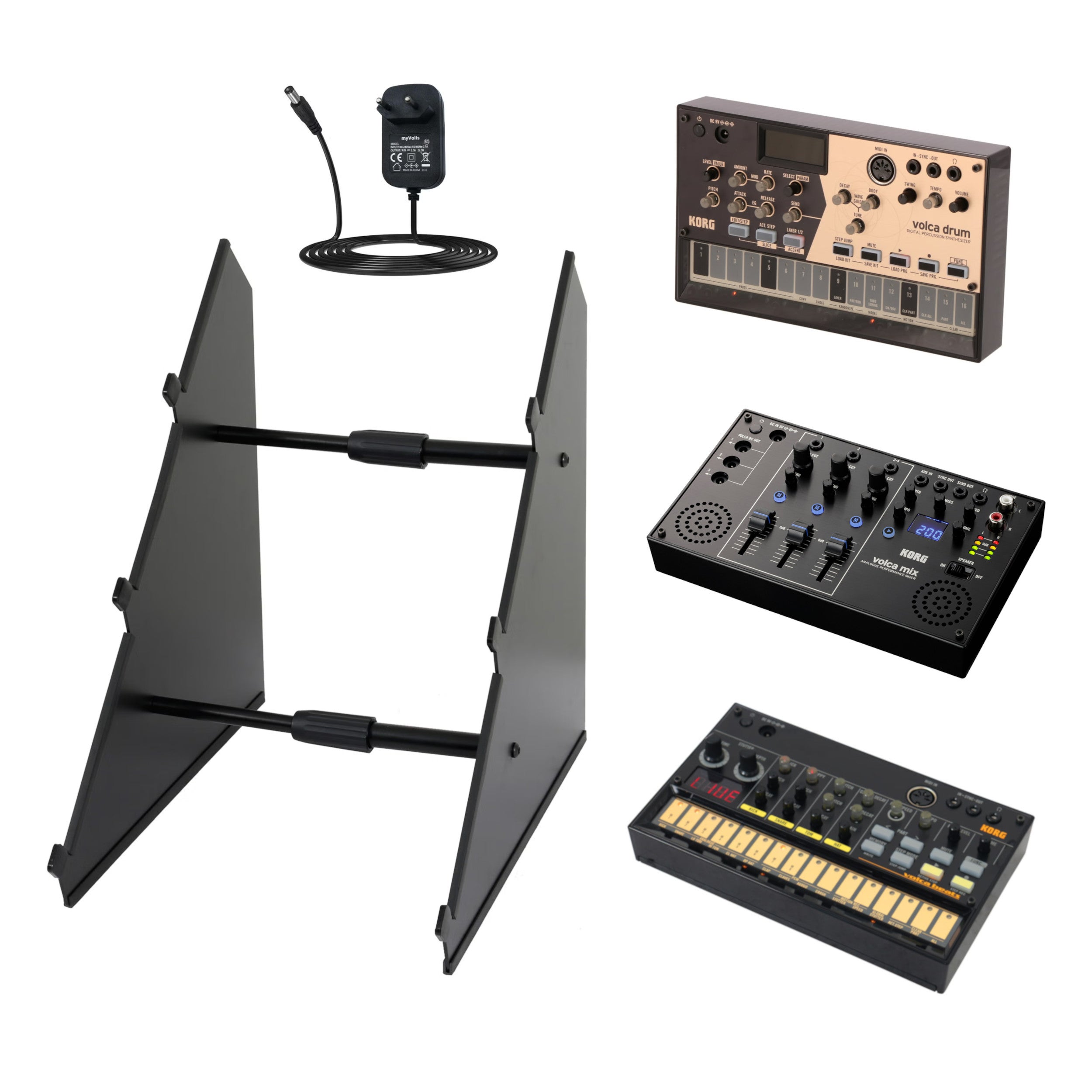 Innox SynthStand 02 Korg Volca Beats + Mix + Drum set