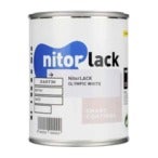 NitorLACK N260730108 Nitrocellulose Lacquer Olympic White 500ml Can