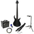 Sire Marcus Miller M2 2nd Generation 5-String Transparent Black 5-snarige elektrische basgitaar starterset