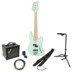 Sire Marcus Miller U5 Alder Mint Green elektrische basgitaar starterset