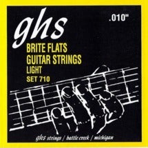 GHS Brite Flats 710 Light .010-.046 Electric Guitar