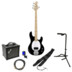 Sterling by Music Man Intro Series StingRay Ray2 Black elektrische basgitaar starterset