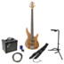 Yamaha TRBX 174 Exotic Wood Natural elektrische basgitaar starterset
