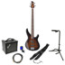 Yamaha TRBX174EW Tobacco Br. Sunburst elektrische basgitaar starterset