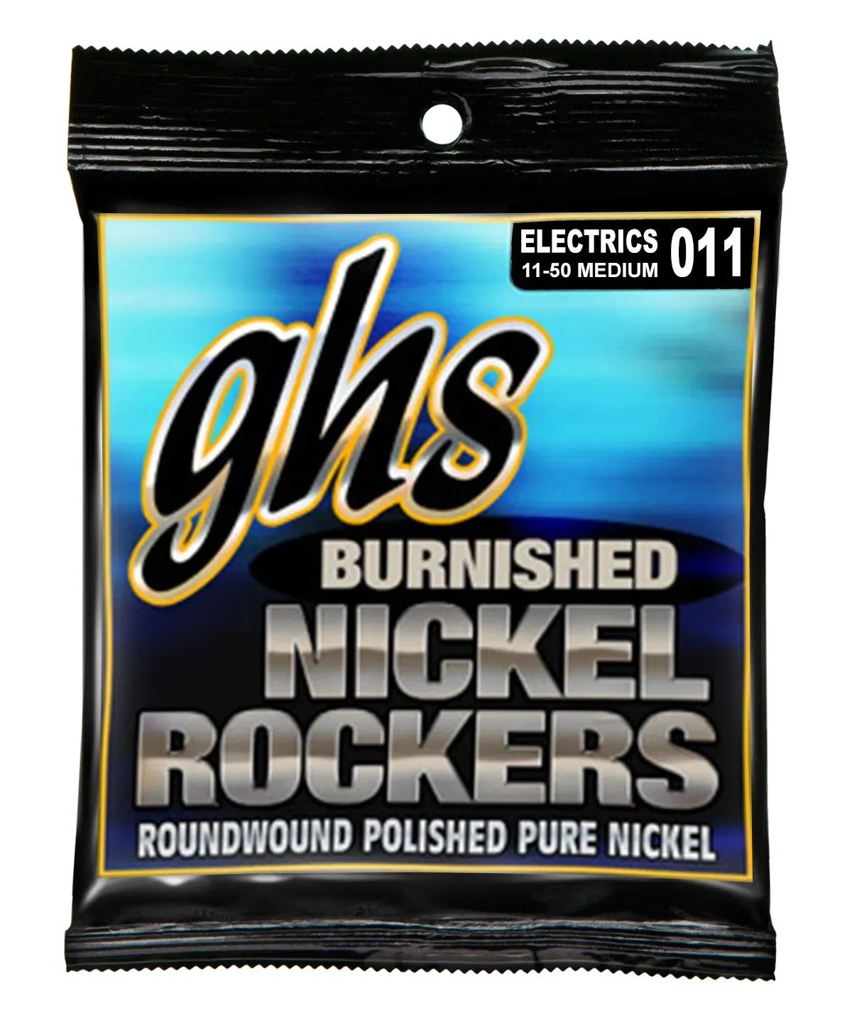 GHS Burnished Nickel Rockers BNR-M Medium .011-.050 Strängset för elgitarr