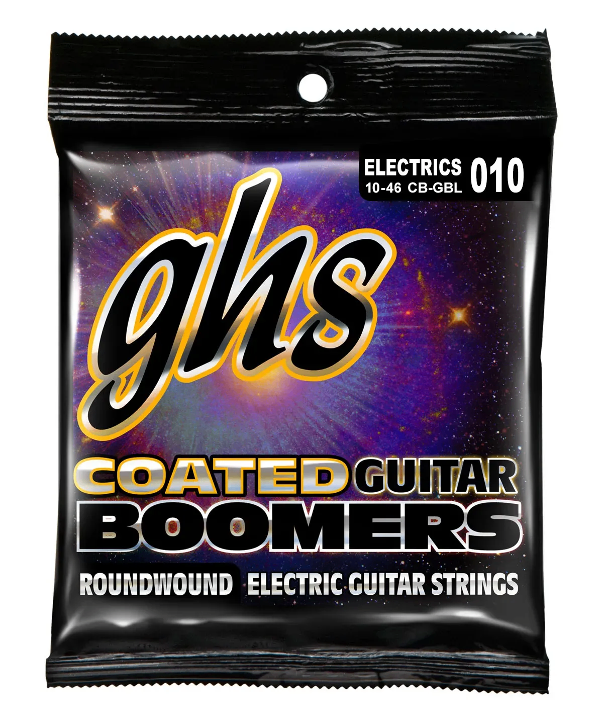 GHS Coated Boomers CB-GBL Light .010-.046 Electric Guitar strängset för elgitarr