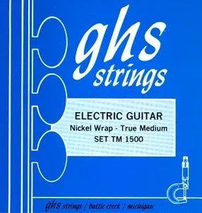 GHS Nickel Rockers Wound 3rd TM1500 True Medium .013-.056 Strängset för elgitarr