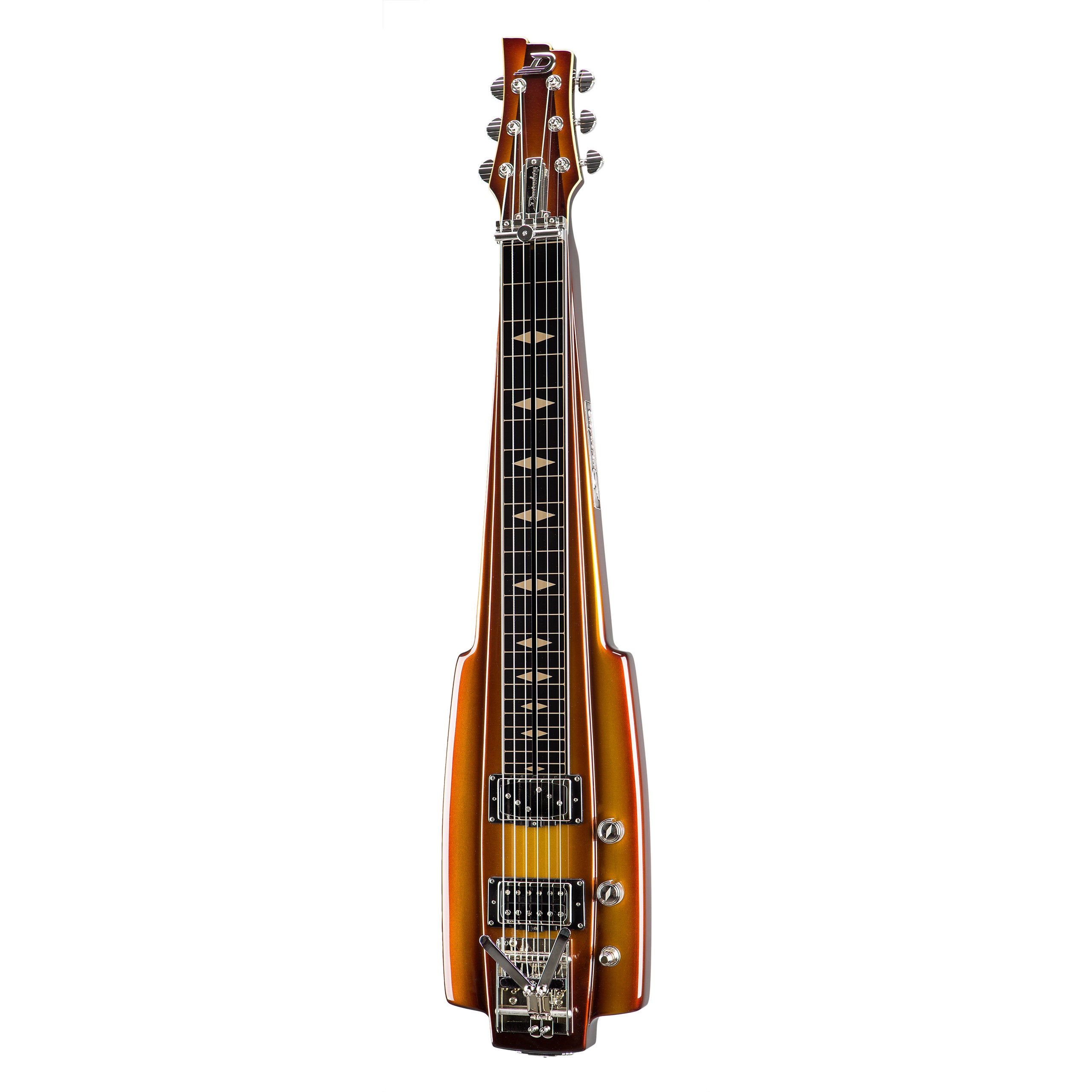 Duesenberg Fairytale Lapsteel Goldburst lap steel med väska