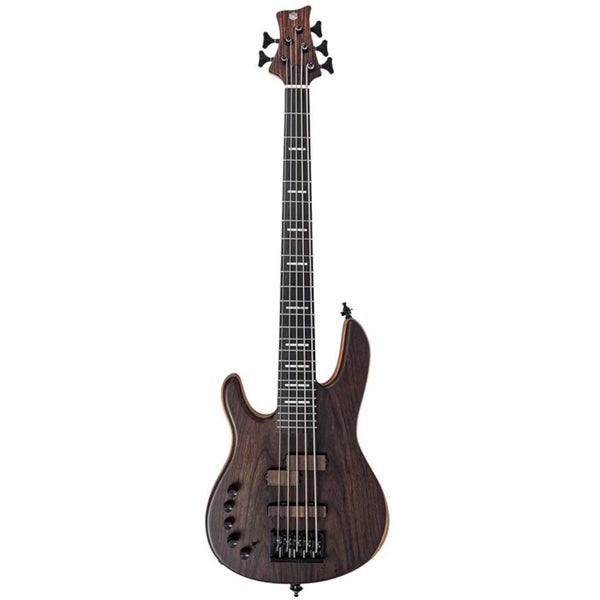 Sire Marcus Miller F10Dc 5L Natural Satin linkshandige 5-snarige elektrische basgitaar met koffer