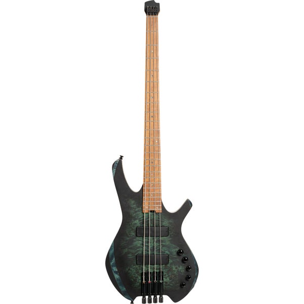 Cort SPACE 4 Star Dust Green elektrische basgitaar met gigbag