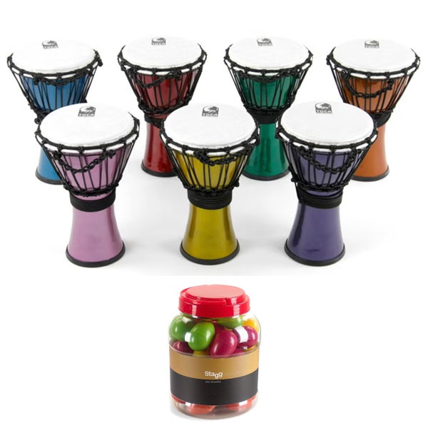Toca TFCDJ-7MS Freestyle Colorsound drumcirkel & percussie workshop starterset