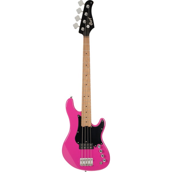 Cort GB Short Scale Fandango Purple elektrische basgitaar