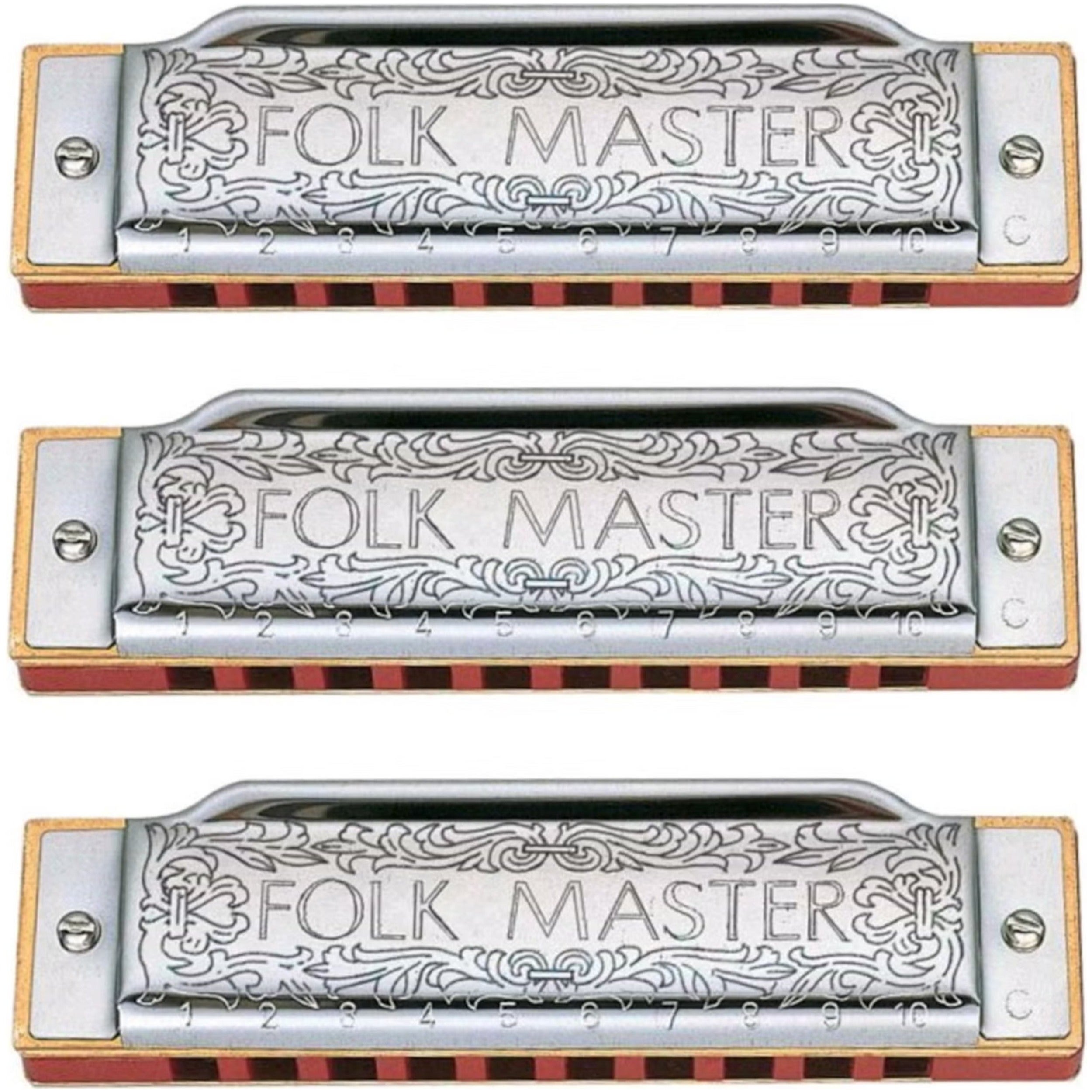 Suzuki Folkmaster C-A-G mondharmonica starterset